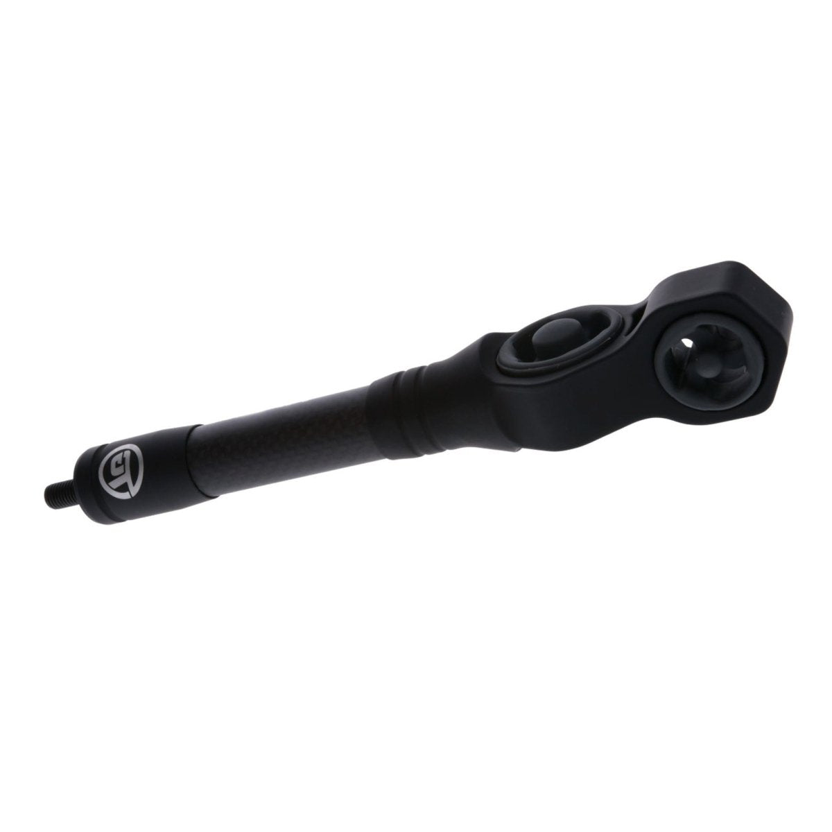 TRUGLO Cadence Vibration-Dampening 8" Hunting Archery Bow Stabilizer, Black - Forza Sports