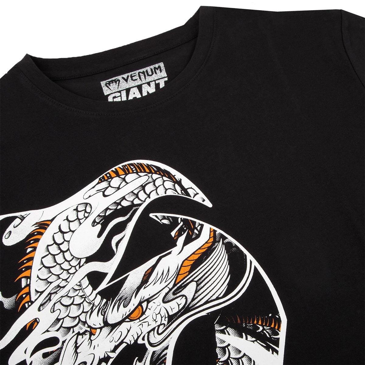 Venum Giant X Dragon Crewneck T-Shirt - Black/White Venum