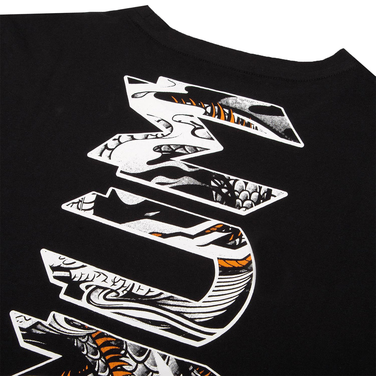 Venum Giant X Dragon Crewneck T-Shirt - Black/White Venum