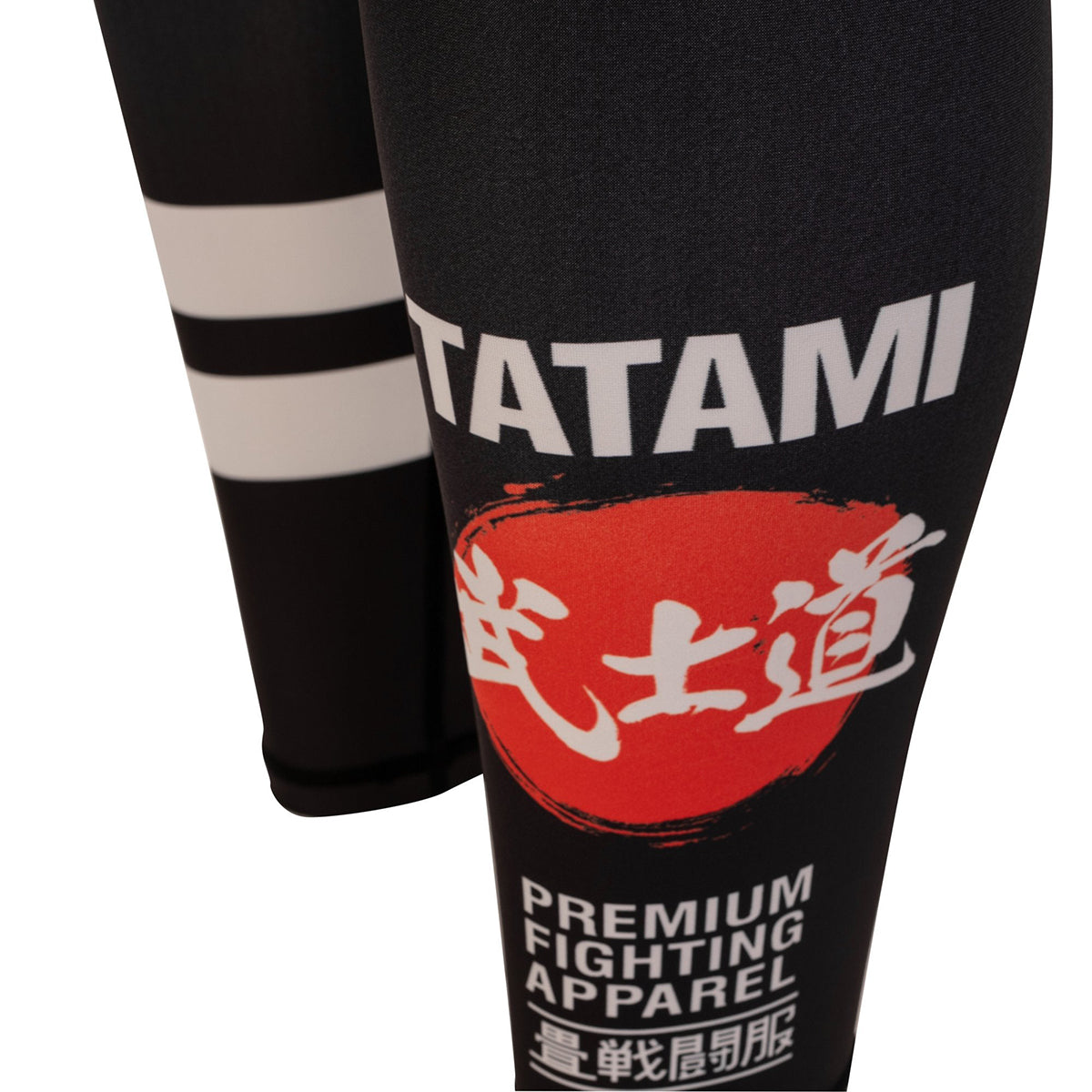 Tatami Fightwear Bushido Grappling Spats - Black Tatami