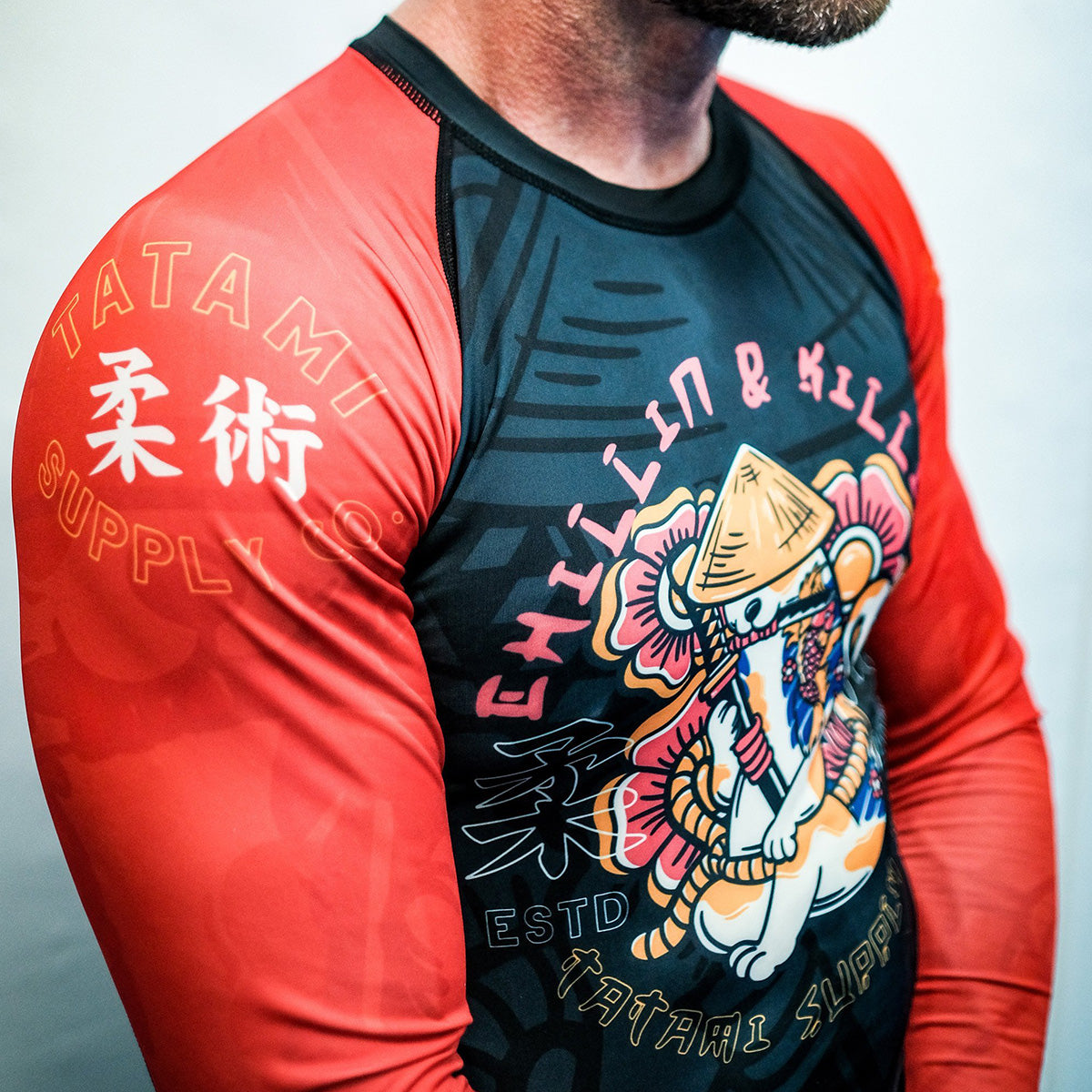 Tatami Fightwear Chillin Eco Tech Recycled Long Sleeve Rashguard Tatami Fightwear