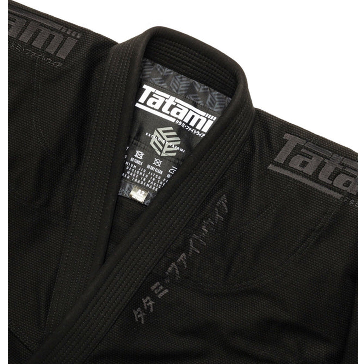 Tatami Fightwear Estilo Black Label BJJ Gi - Black/Black Tatami Fightwear