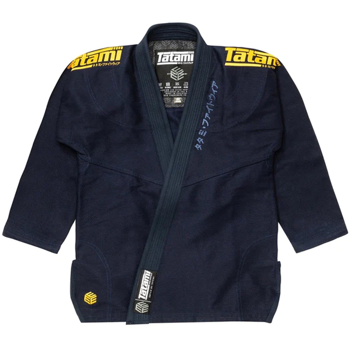 Tatami Fightwear Estilo Black Label BJJ Gi - Gold/Navy Tatami Fightwear