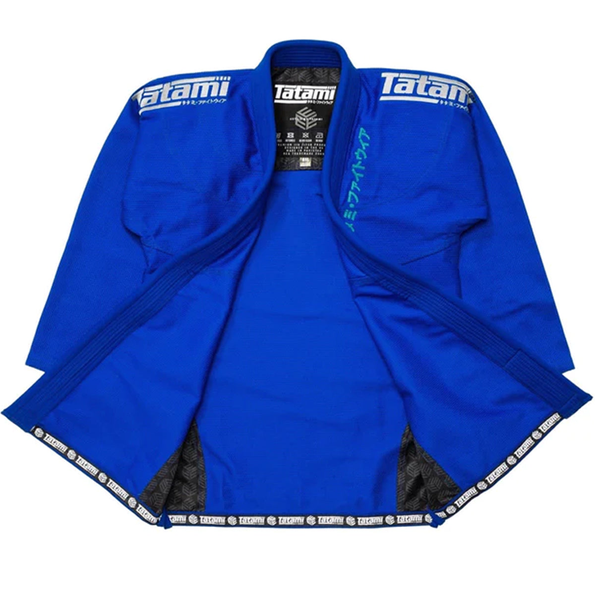 Tatami Fightwear Estilo Black Label BJJ Gi - Gray/Blue Tatami Fightwear