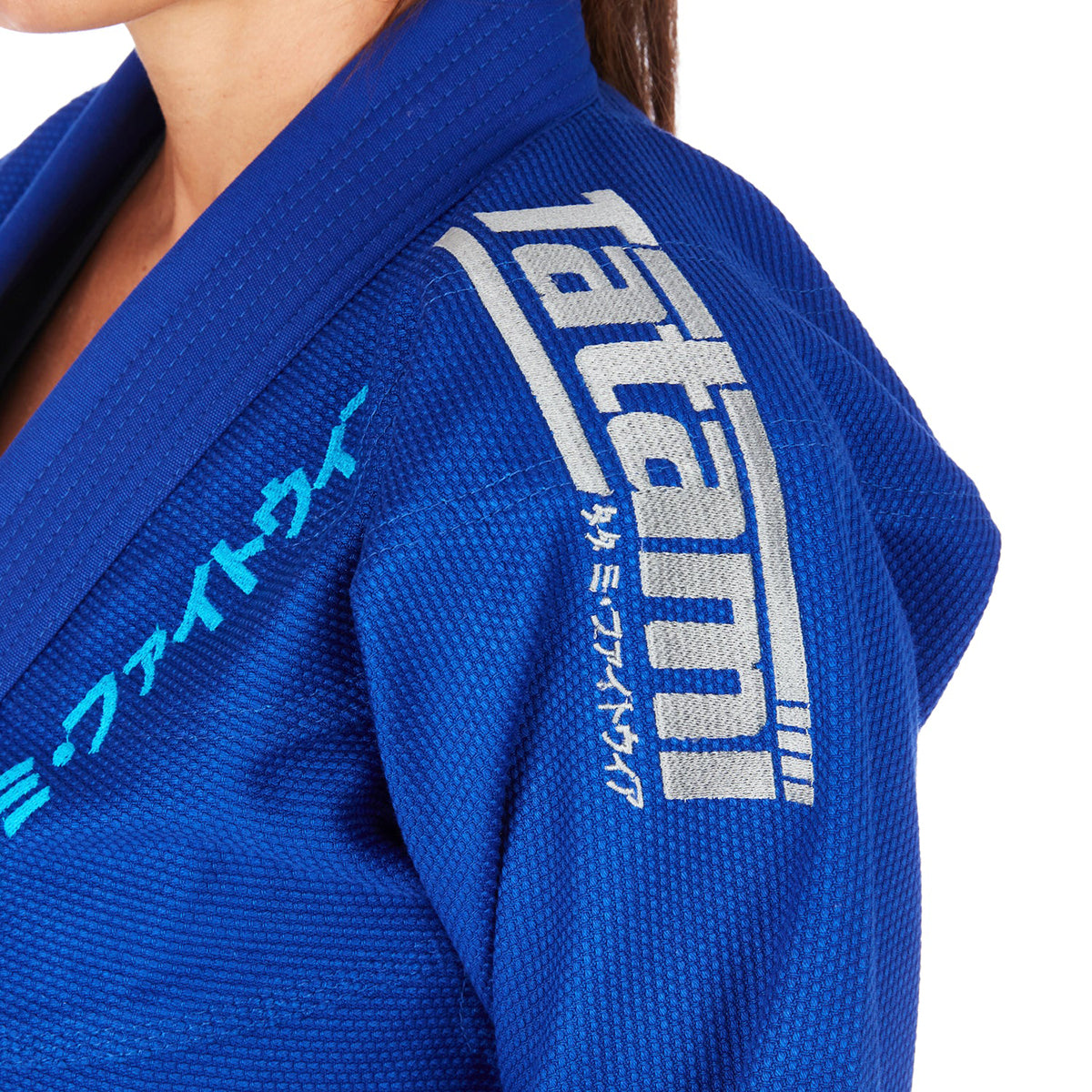Tatami Fightwear Women's Estilo Black Label BJJ Gi - Gray/Blue Tatami Fightwear