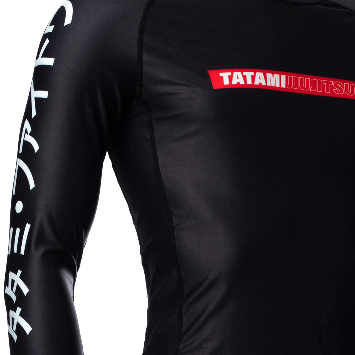 Tatami Fightwear Global Long Sleeve Rashguard - Black Tatami