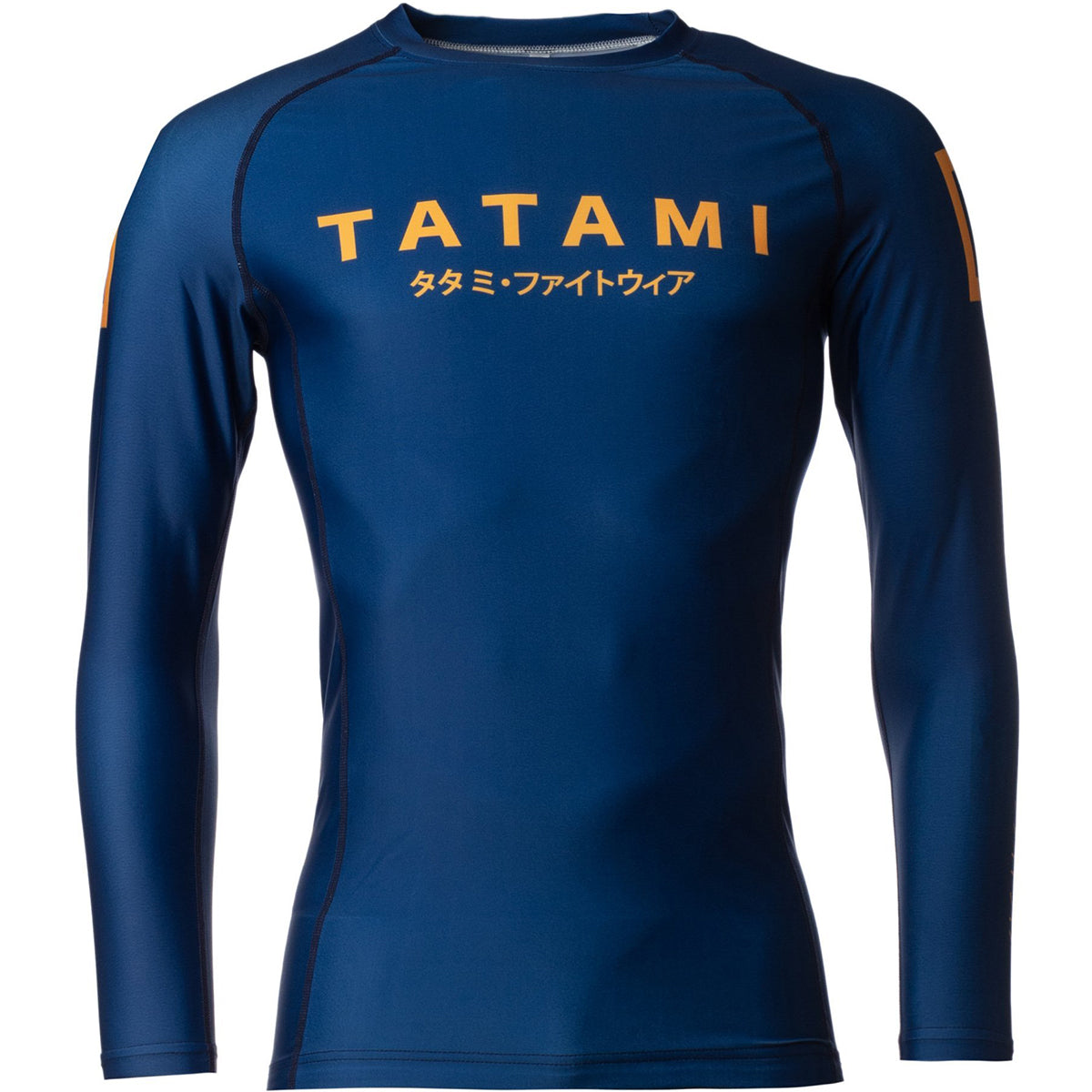 Tatami Fightwear Katakana Long Sleeve Rashguard - Navy Tatami Fightwear