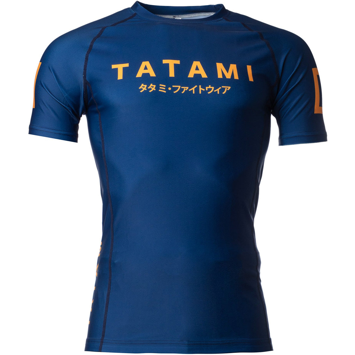 Tatami Fightwear Katakana Short Sleeve Rashguard - Navy Tatami Fightwear