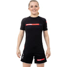 Tatami Fightwear Women's Global Short Sleeve Rashguard - Black Tatami