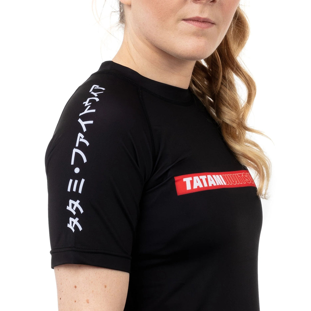 Tatami Fightwear Women's Global Short Sleeve Rashguard - Black Tatami