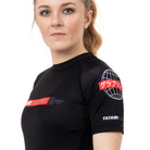 Tatami Fightwear Women's Global Short Sleeve Rashguard - Black Tatami