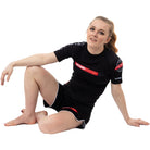 Tatami Fightwear Women's Global Short Sleeve Rashguard - Black Tatami