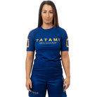 Tatami Fightwear Women's Katakana Short Sleeve Rashguard - Navy Tatami Fightwear