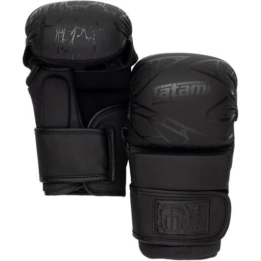 Tatami Fightwear 6 oz. Obsidian MMA Sparring Gloves - Black Tatami