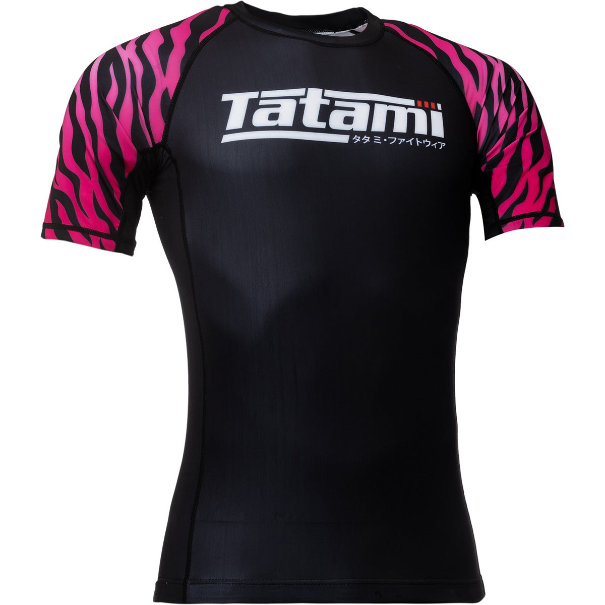 Tatami Fightwear Recharge Short Sleeve Rashguard - Pink Tatami Fightwear