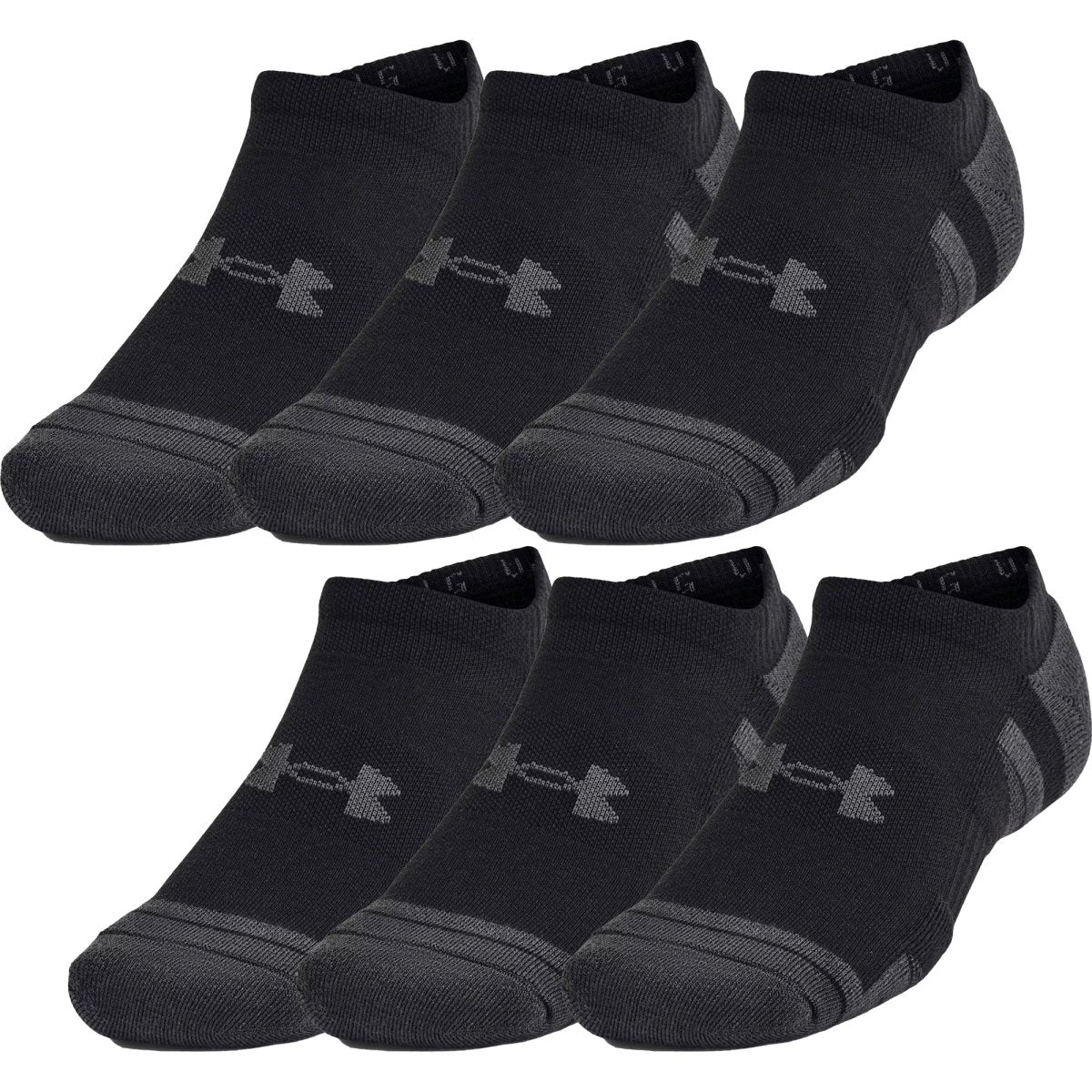 Under Armour Performance Tech No - Show Socks 6 - Pack - Forza Sports