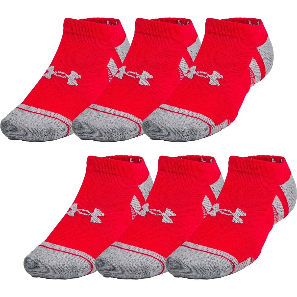 Under Armour Performance Tech No - Show Socks 6 - Pack - Forza Sports
