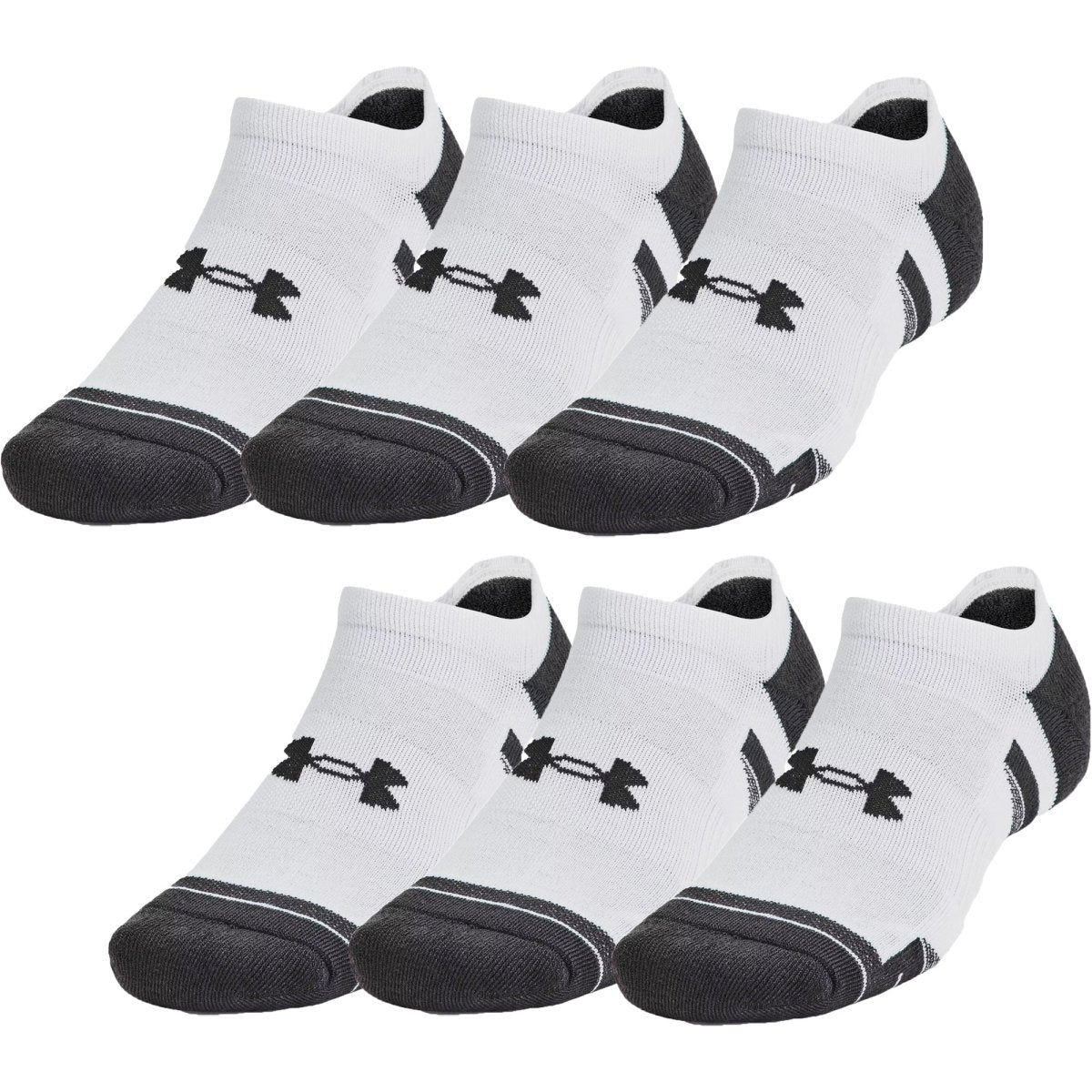 Under Armour Performance Tech No - Show Socks 6 - Pack - Forza Sports