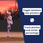 Ultrak 430 Pitch Counter & Pitch Speed with 2 Memory Stopwatch - Black - Forza Sports