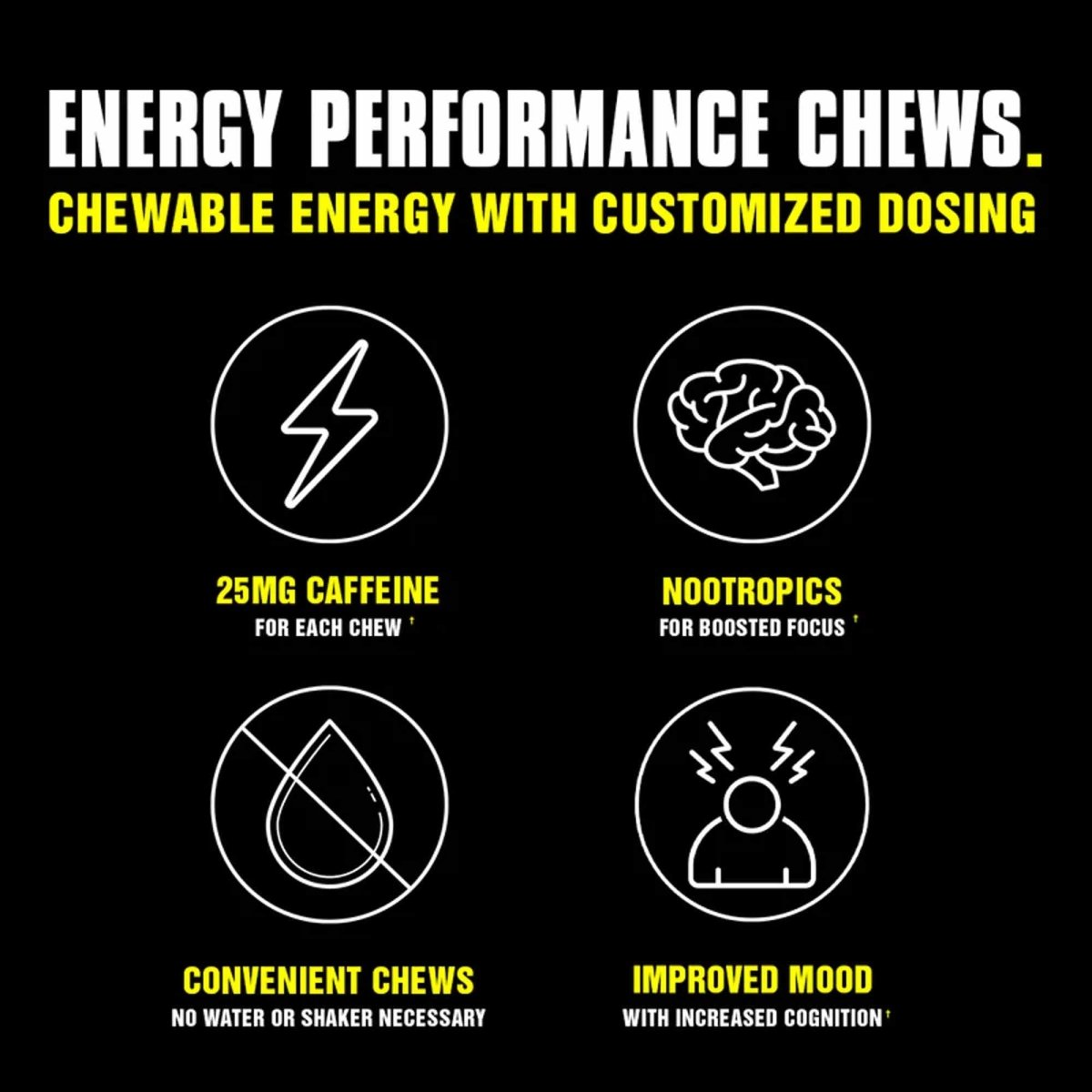 Universal Nutrition Animal Energy Performance Chews - Forza Sports
