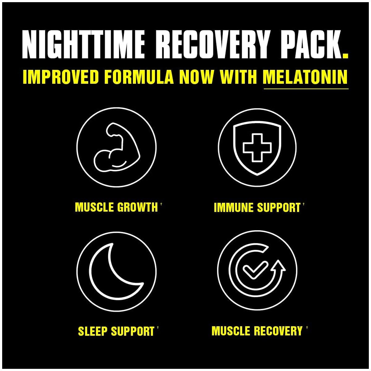 यूनिवर्सल न्यूट्रिशन एनिमल पीएम स्लीप सपोर्ट सप्लीमेंट - 30 सर्विंग्स - फोर्ज़ा स्पोर्ट्स