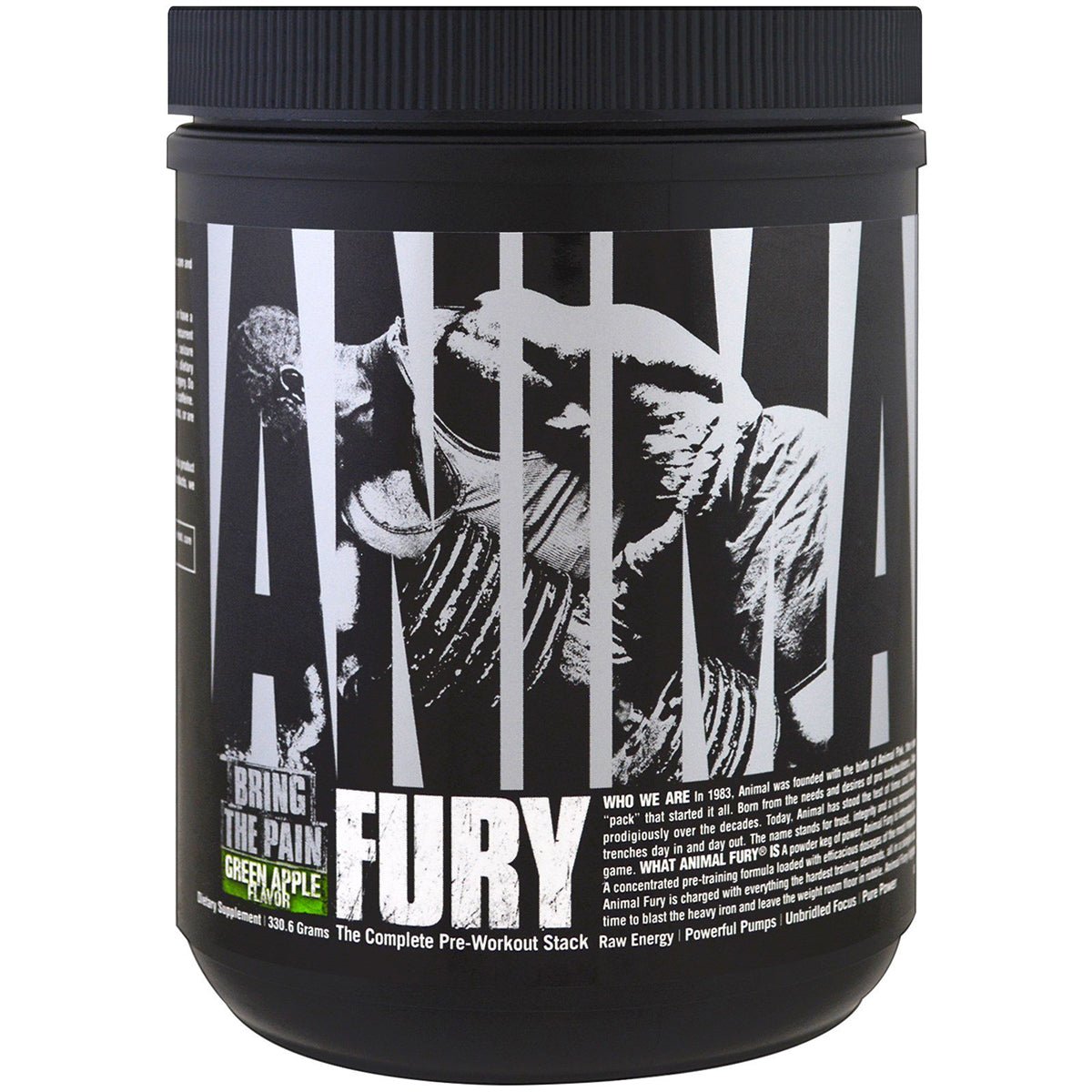 Universal Nutrition Animal Fury Dietary Supplement - Green Apple - 20 Servings - Forza Sports