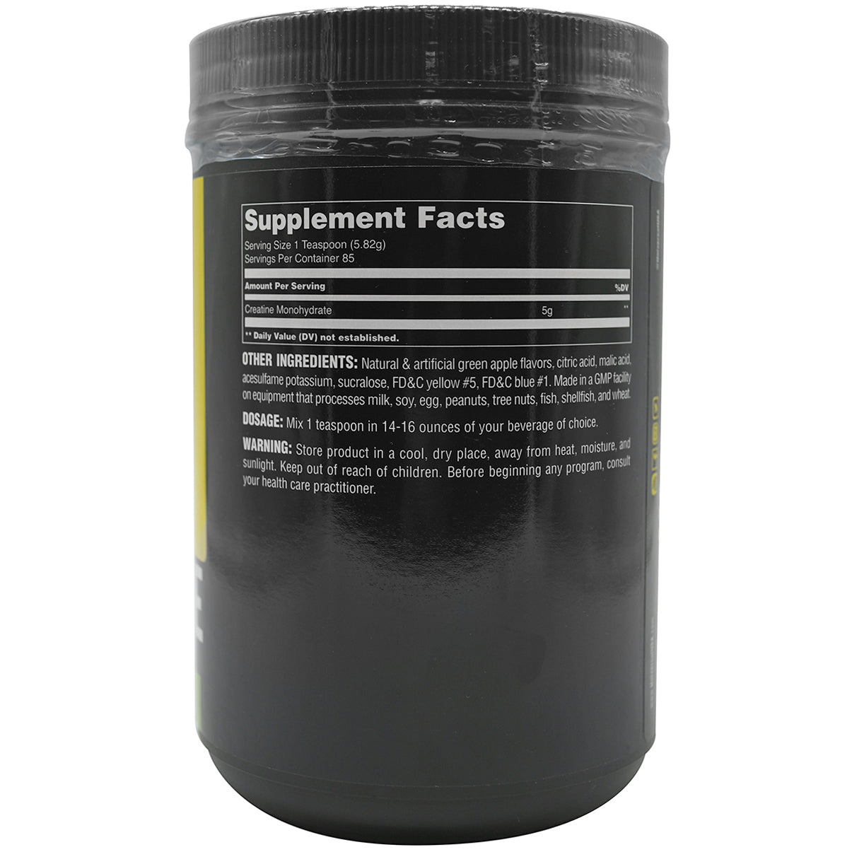 Universal Nutrition Creatine Powder Supplement - 85 Servings - Blue Raspberry Universal Nutrition