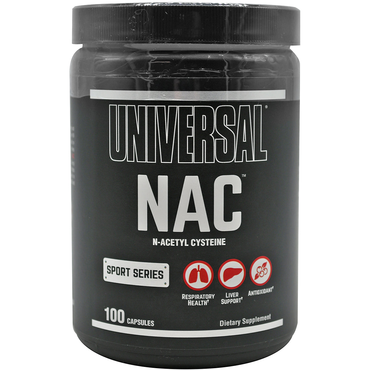 Universal Nutrition NAC (N-Acetyl Cysteine) Dietary Supplement - 100 Capsules Universal Nutrition