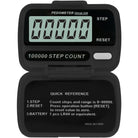 Ultrak 240 - Electronic Step Counter Pedometer - Black - Forza Sports