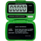 Ultrak 240 - Electronic Step Counter Pedometer - Green - Forza Sports