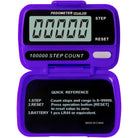 Ultrak 240 - Electronic Step Counter Pedometer - Purple - Forza Sports