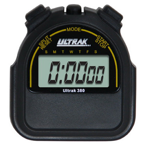 Ultrak 380 Sport Stopwatch - Black Ultrak