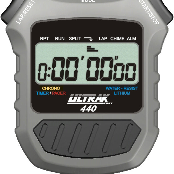 Ultrak 440 Countdown Timer & Lap or Cumulative Stopwatch Ultrak