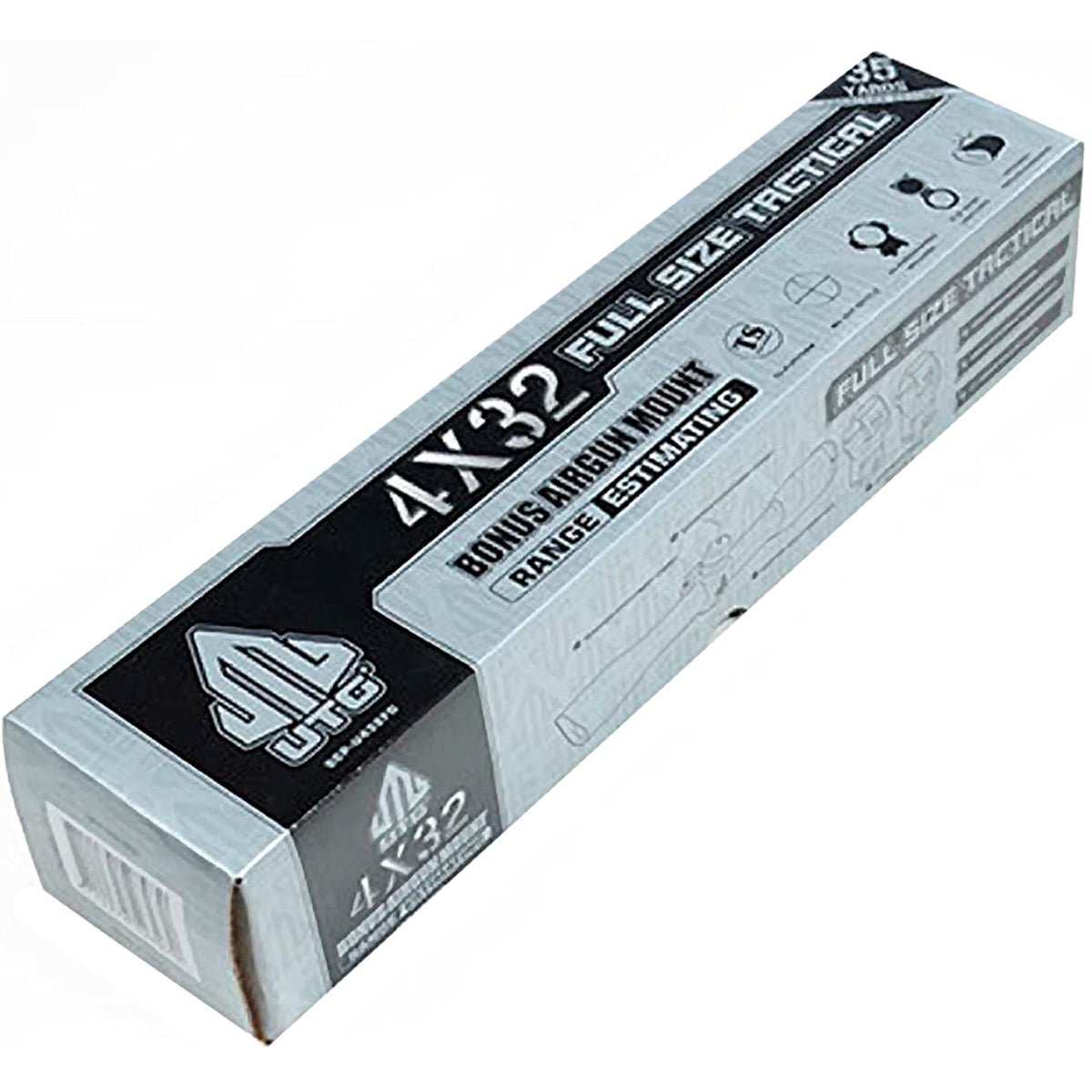 UTG 4X32 1" मिल-डॉट हंटर स्कोप - काला - फोर्ज़ा स्पोर्ट्स