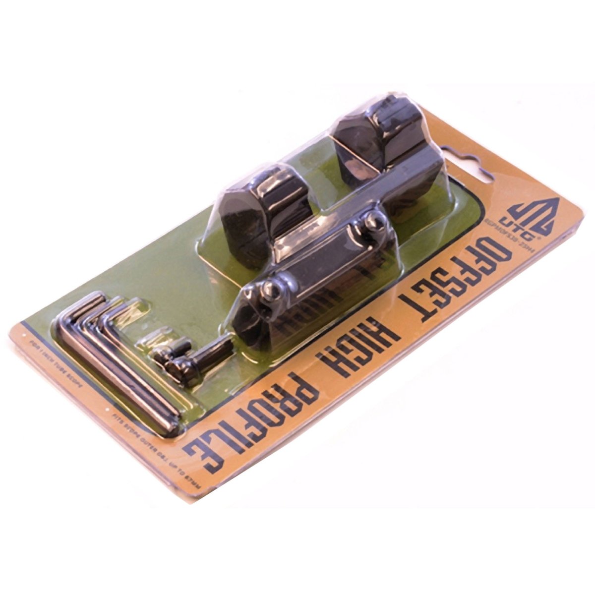 UTG 1" Bidirection Offset Integral Dovetail Mount, Hex Screw, High Profile - Forza Sports