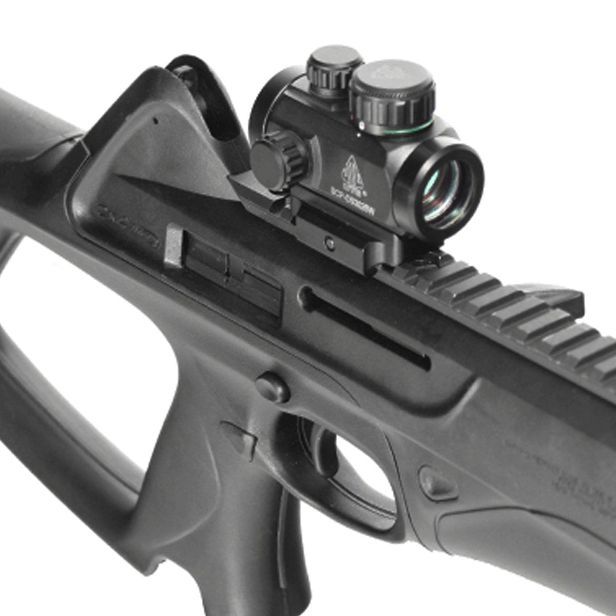 UTG 2.6" ITA लाल/हरा CQB माइक्रो डॉट, इंटीग्रल QD माउंट के साथ - फोर्ज़ा स्पोर्ट्स