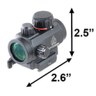 UTG 2.6" ITA लाल/हरा CQB माइक्रो डॉट, इंटीग्रल QD माउंट के साथ - फोर्ज़ा स्पोर्ट्स