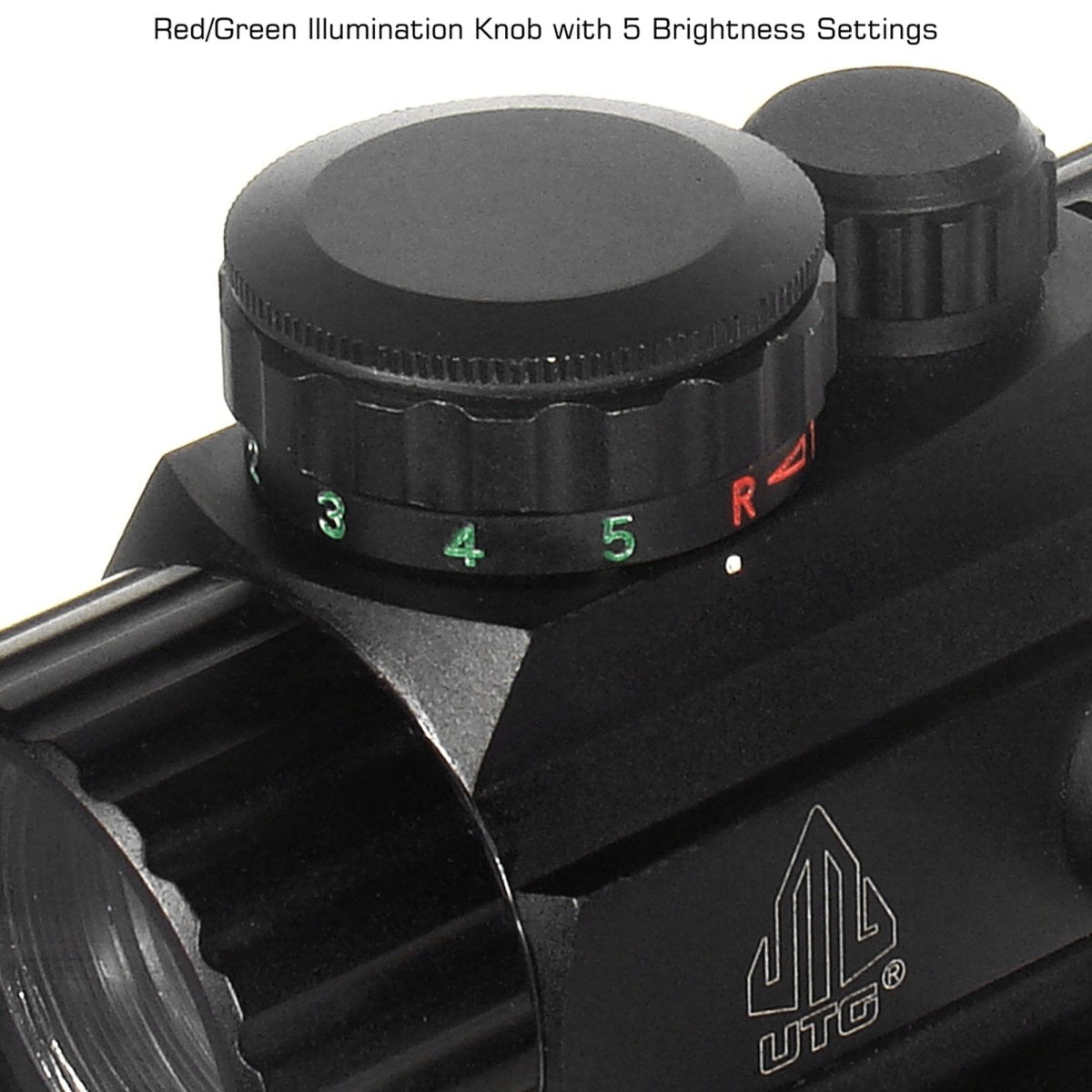 UTG 3.8" ITA Red/Green Circle Dot Sight, w/Integral QD Mount - Forza Sports