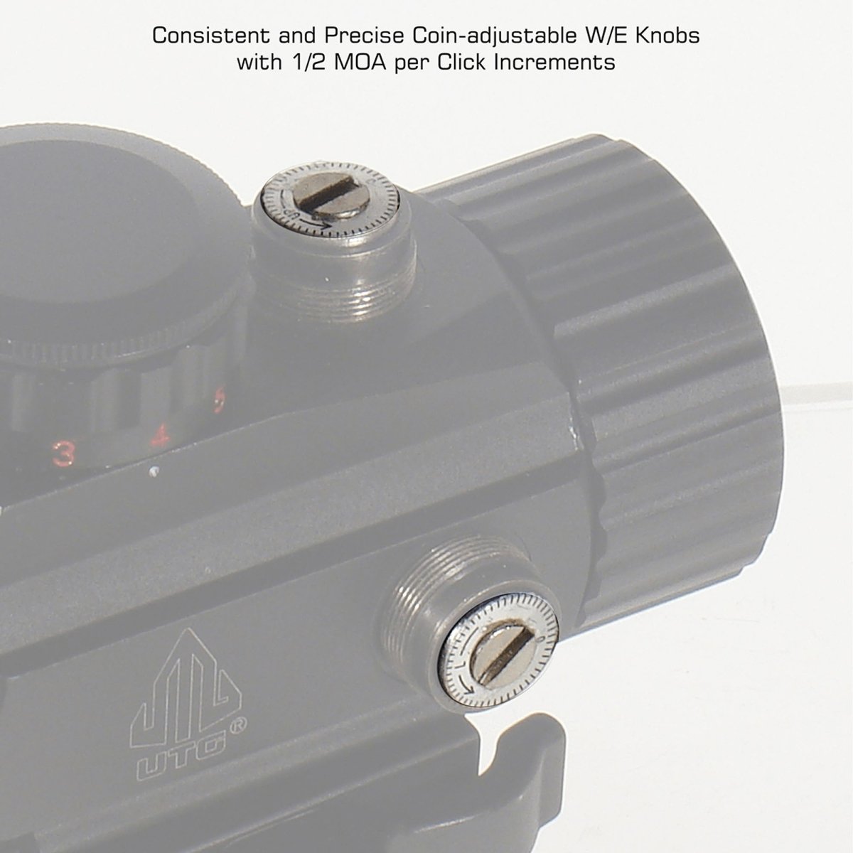 UTG 3.8" ITA Red/Green Circle Dot Sight, w/Integral QD Mount - Forza Sports
