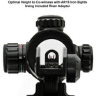 UTG 4.2" ITA Red/Green T - Dot with QD Mount, Riser Adaptor - Forza Sports