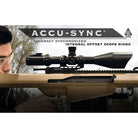 UTG Accu-Sync 30mm Picatinny कैंटिलीवर माउंट, 34mm ऑफसेट, मीडियम प्रोफाइल - फोर्ज़ा स्पोर्ट्स