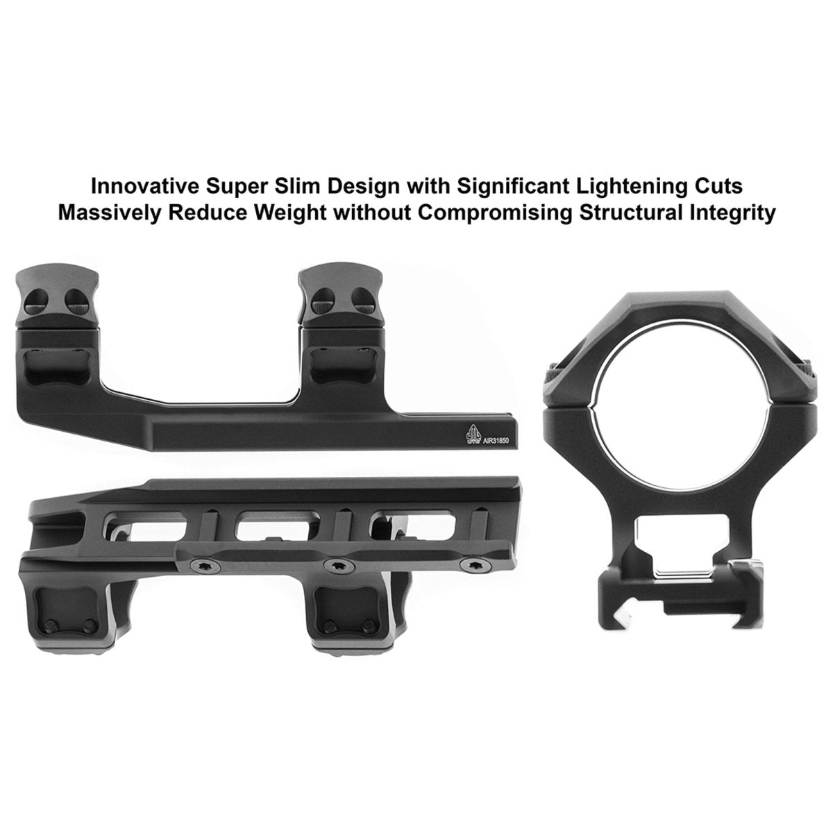 UTG Accu - Sync 30mm Picatinny Cantilever Mount, 50mm Offset, Medium Profile - Forza Sports