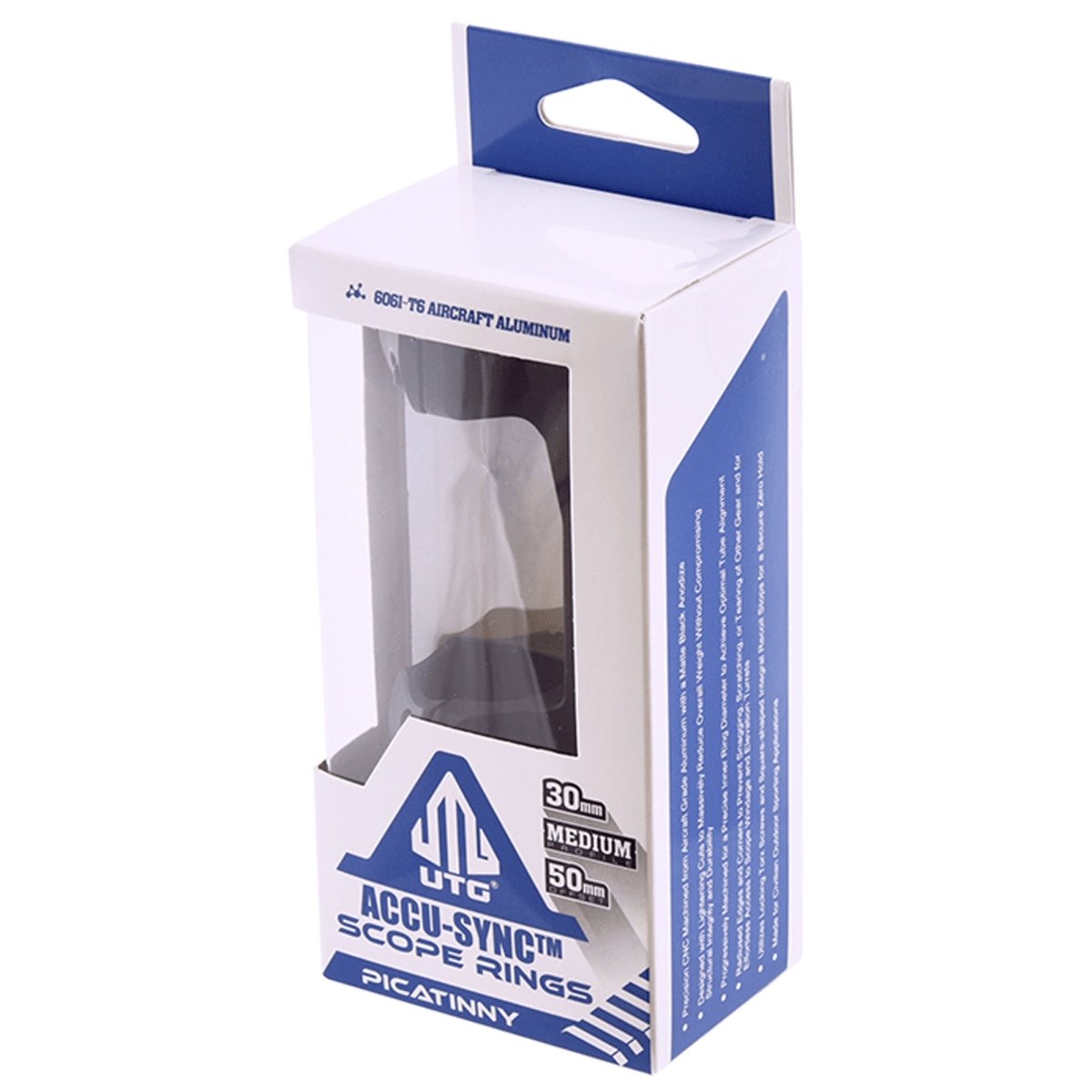 UTG Accu - Sync 30mm Picatinny Cantilever Mount, 50mm Offset, Medium Profile - Forza Sports