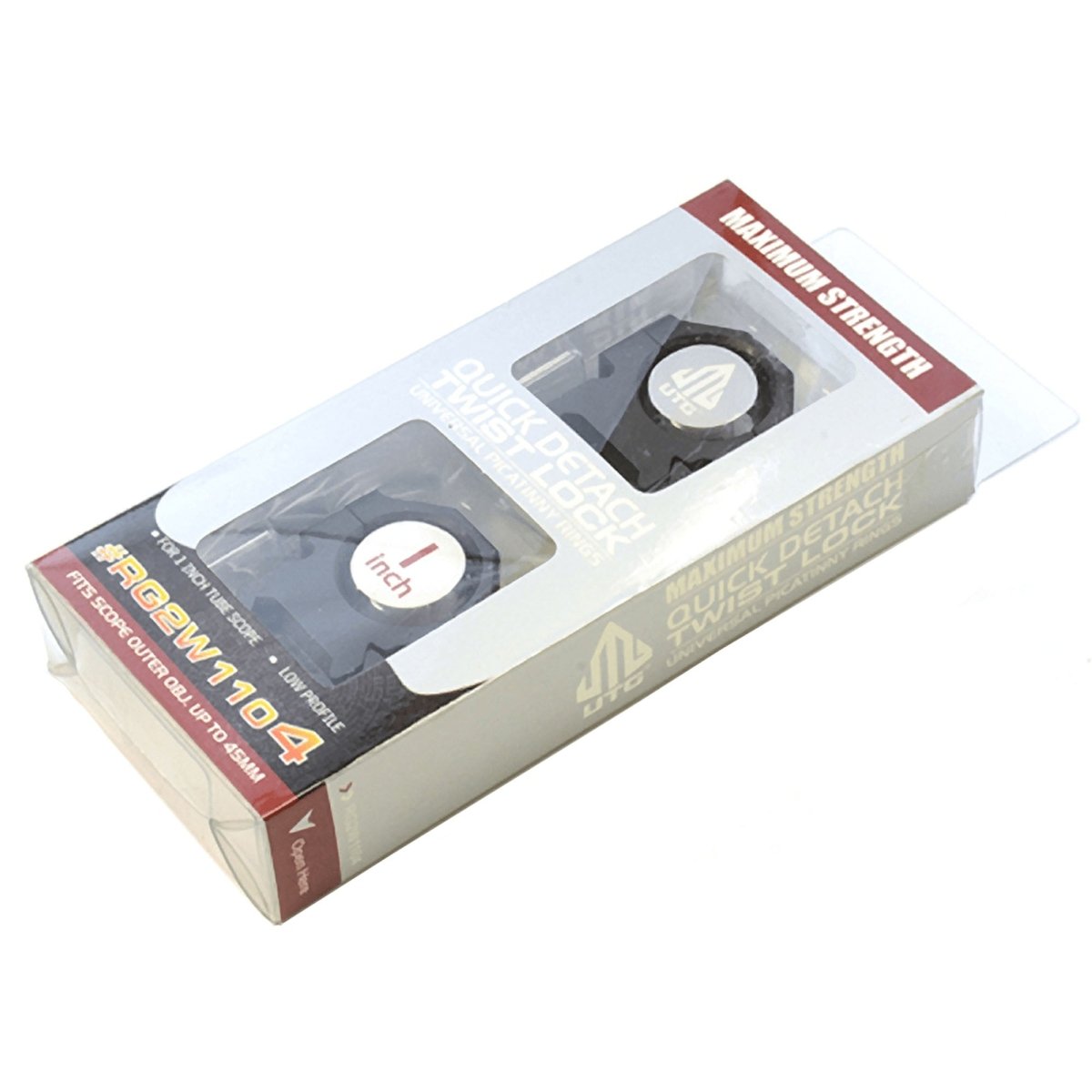 UTG 1" Picatinny Scope Rings with QD Twist Lock - Forza Sports