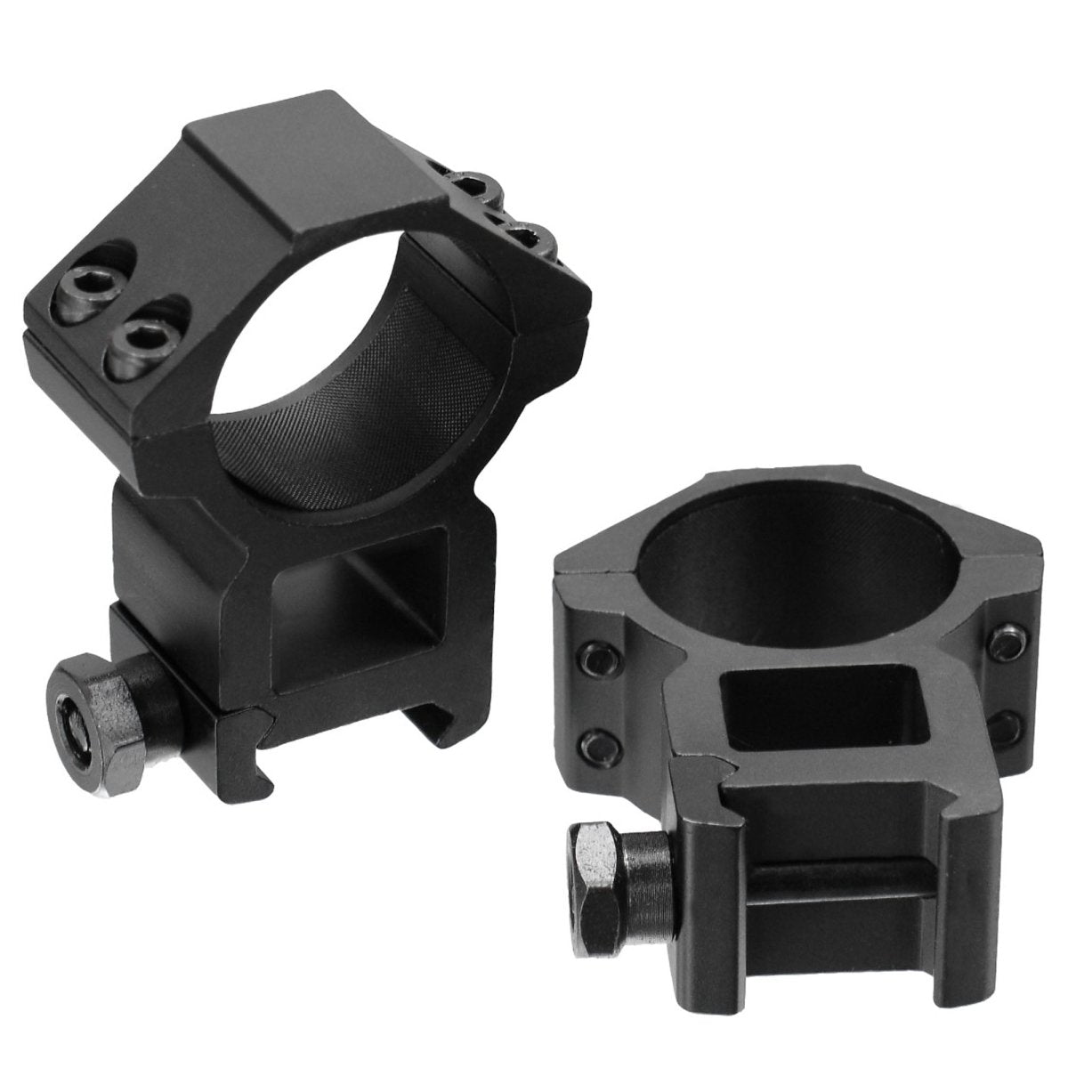 UTG 30mm Picatinny Scope Rings, Black - Forza Sports