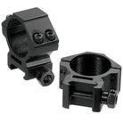 UTG 30mm Picatinny Scope Rings, Black - Forza Sports