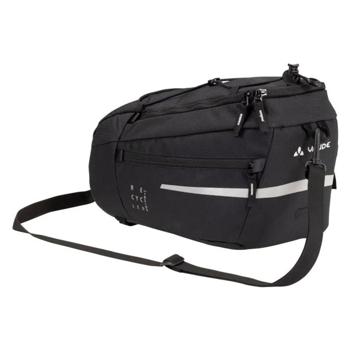 Vaude Silkroad M (KLICKfix Ready) Trunk Bag - Black - Forza Sports