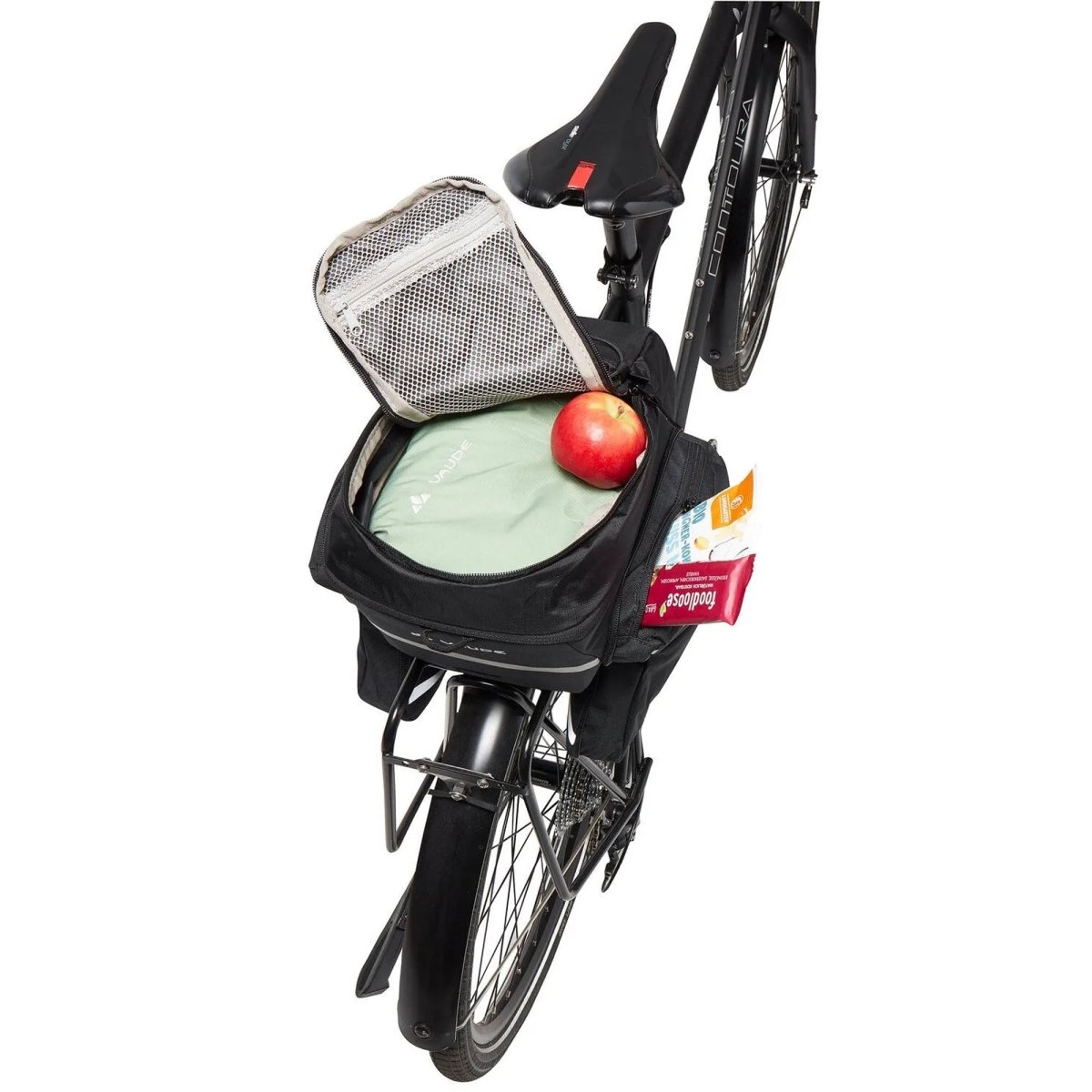 Vaude Silkroad Plus Rack Bag w/MIK Rear Rack Adapter - Black - Forza Sports