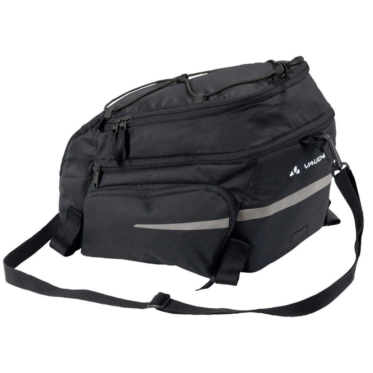 Vaude Silkroad Plus Snap - It Trunk Bag - Black - Forza Sports