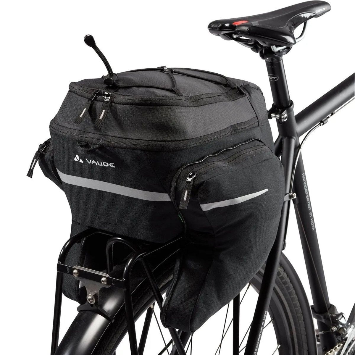 Vaude Silkroad Plus Snap - It Trunk Bag - Black - Forza Sports